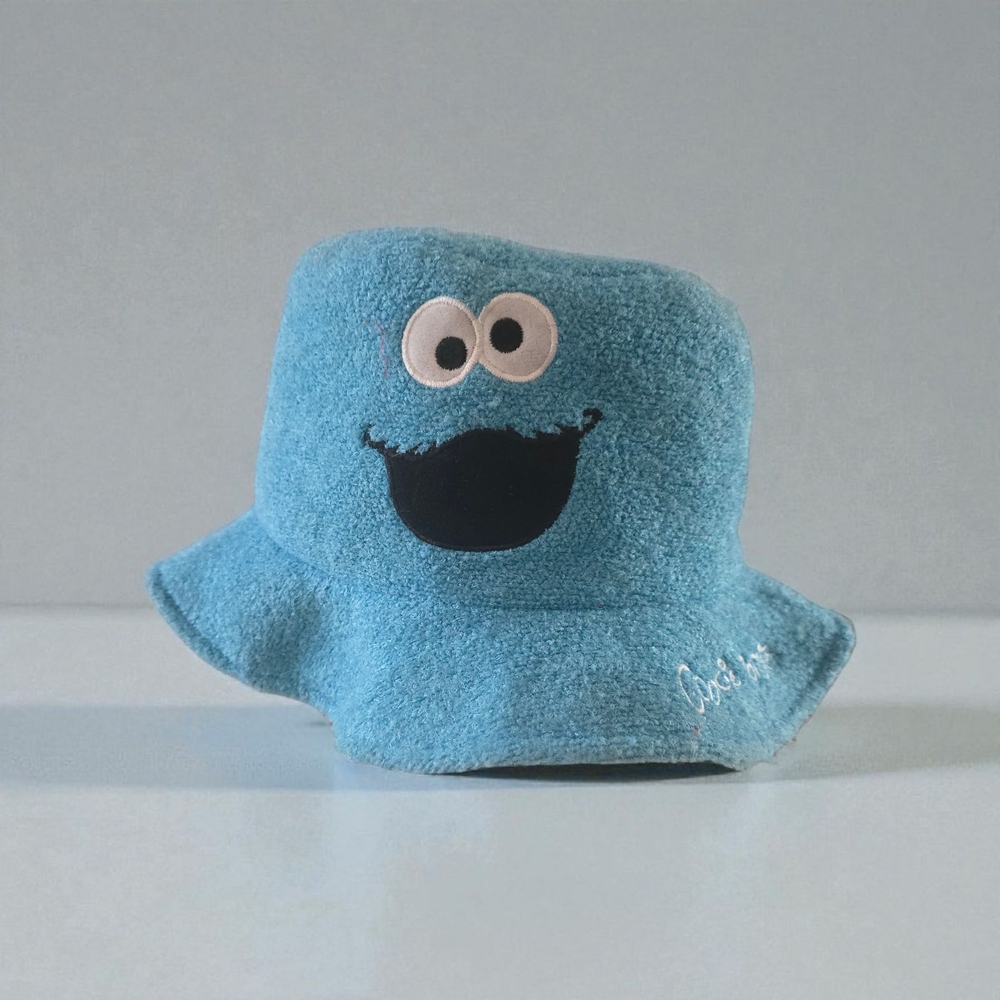 Blue Cookie Monster Bucket Hat